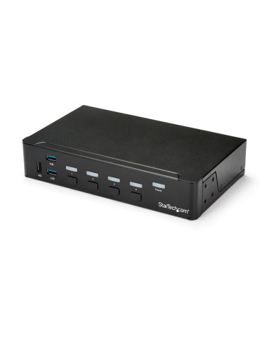 StarTech.com Switch Commutatore KVM a 4 Porte HDMI con Hub USB 3.0 - 1080p