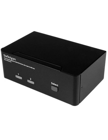 StarTech.com Switch KVM a 2 porte DisplayPort per doppio Monitor - 4k 60hz