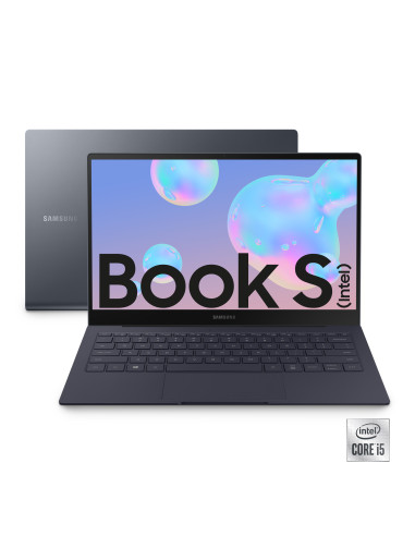 Samsung Galaxy Book S (Intel) 13,3” Mercury Gray Touch Screen Intel® Core™ i5 Windows 10 Home Wi-Fi 6 RAM 8GB Memoria 512GB