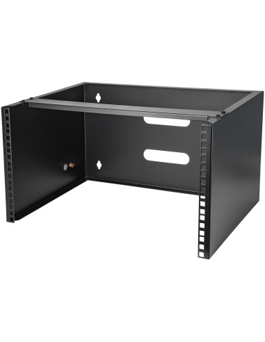 StarTech.com Staffa Rack 19" 6U a Parete - Profondità 35 cm Profilo Basso - Rack 19 pollici per Switch, Patch Panel, Server e