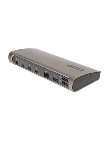 StarTech.com Dock Thunderbolt 4, Power Delivery 96W, Dual Monitor 4K 60Hz Single Monitor 8K, 3xTB4 Porte USB4, 4xUSB-A, SD,