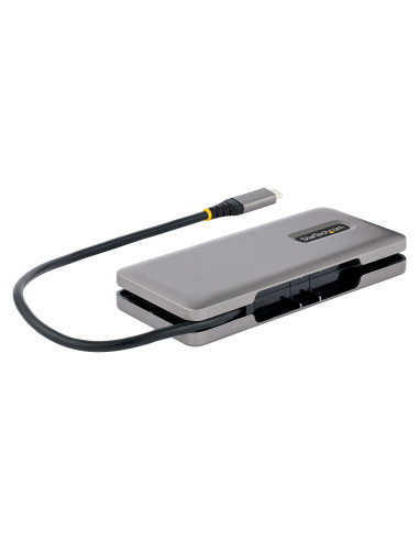 StarTech.com Hub USB-C a 4 porte - Multipresa USB Type-C Portatile con Power Delivery 100W Pass-Through - Ciabatta USB 3.1