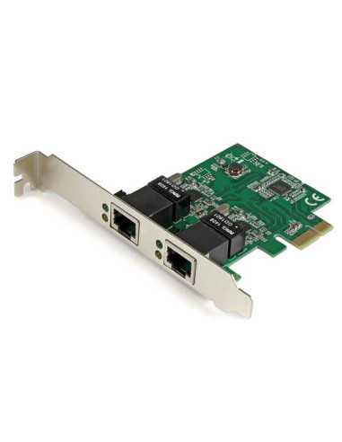 StarTech.com Adattatore Scheda di Rete Ethernet Gigabit PCI express PCIe NIC a 2 porte RJ45 da 1 Gbps