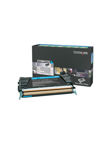 Lexmark C736H1CG cartuccia toner 1 pz Originale Ciano