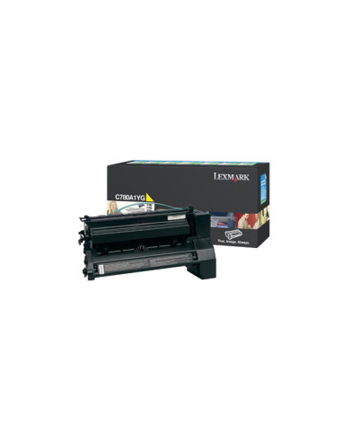 Lexmark C780A1YG cartuccia toner 1 pz Originale Giallo