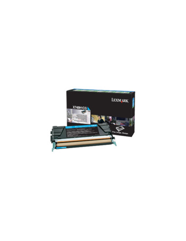 Lexmark X748H1CG cartuccia toner 1 pz Originale Ciano