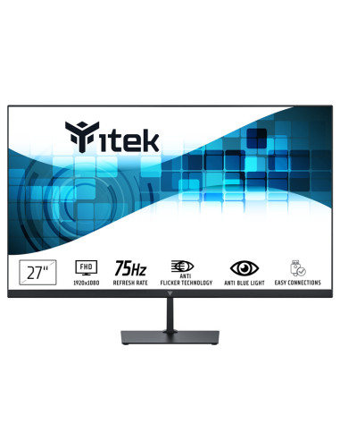 itek GWF Monitor PC 68,6 cm (27") 1920 x 1080 Pixel Full HD LED Nero