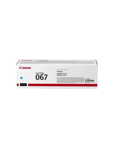 Canon 067 cartuccia toner 1 pz Originale Ciano