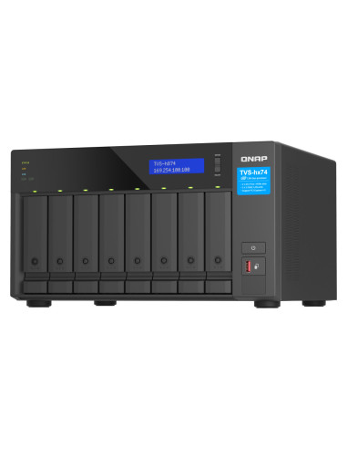 QNAP TVS-h874X NAS Tower Intel® Core™ i9 64 GB DDR4 0 TB QuTS hero Nero