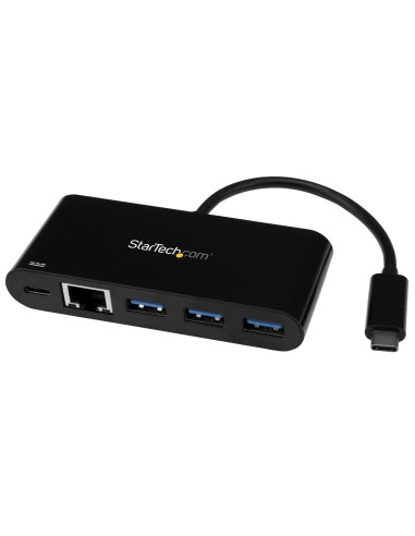 StarTech.com Adattatore di rete USB-C a Ethernet a 3 porte - Hub USB 3.0 con Power Delivery