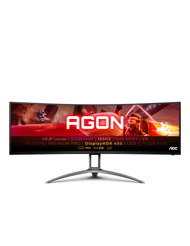 AOC B2 AG493UCX2 Monitor PC 124 cm (48.8") 5120 x 1440 Pixel Quad HD LED Nero