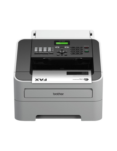 Brother FAX-2840 macchina per fax Laser 33,6 Kbit s A4 Nero, Grigio