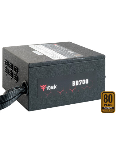 itek BD700 alimentatore per computer 700 W 24-pin ATX ATX Nero