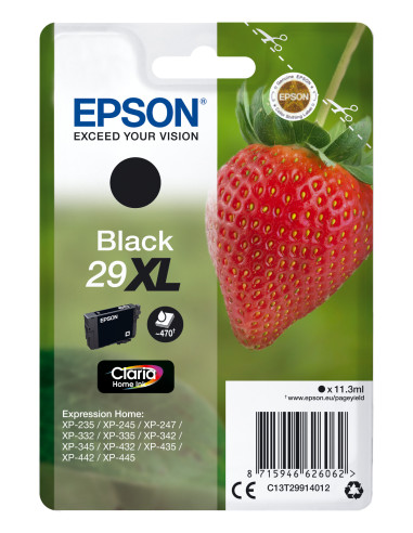 Epson Strawberry Cartuccia Fragole Nero Inchiostri Claria Home 29XL