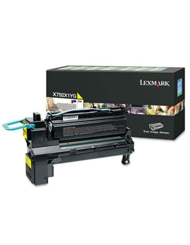 Lexmark X792X1YG cartuccia toner 1 pz Originale Giallo