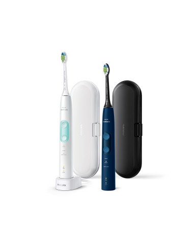 Philips Sonicare ProtectiveClean 5100 4500 series Spazzolini Elettrico Sonici, con custodia da viaggio, confezione da 1