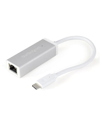 StarTech.com Adattatore di rete USB-C a RJ45 Gigabit Ethernet Gbe - M F - Argento