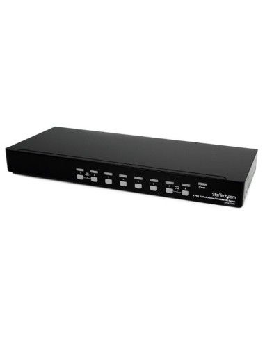 StarTech.com Switch KVM DVI USB a 8 porte montabile a rack 1U