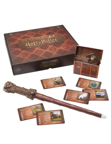 Games Pictionary Air Harry Potter, Gioco di disegni per tutta la famiglia, con penna a forma di bacchetta 8+ Anni