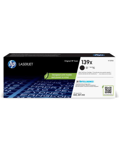 HP LaserJet Cartuccia toner nero originale 139X ad alta capacità