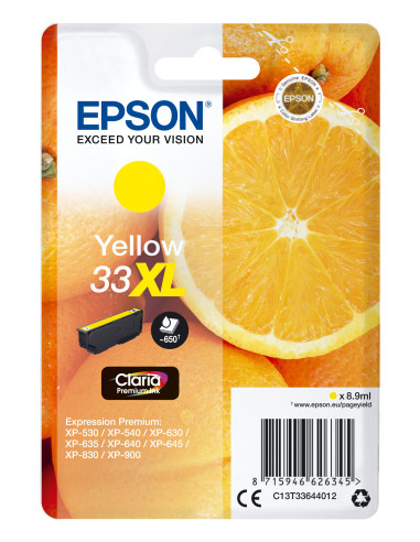 Epson Oranges Cartuccia Giallo T33XL Claria Premium