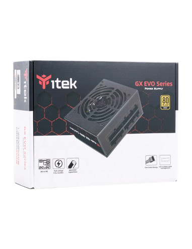 itek GX650 EVO alimentatore per computer 650 W 24-pin ATX SFX Nero