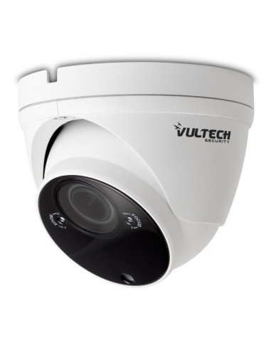 Vultech Security Telecamera Universale 2MP 1080P 4 in 1 AHD Dome ottica varifocale 2,8 - 12mm