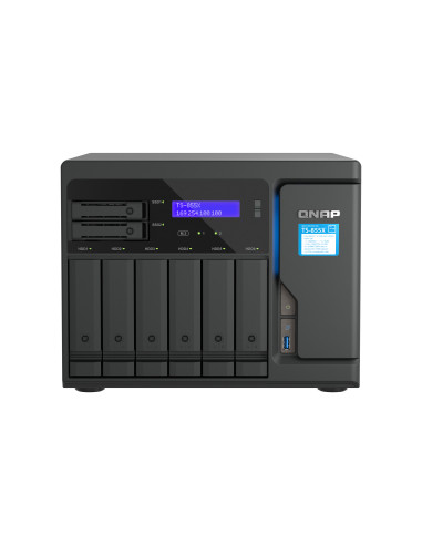 QNAP TS-855X SAN Tower Intel Atom® C5125 8 GB DDR4 0 TB QNAP QTS Nero