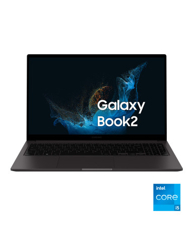 Samsung Galaxy Book2 Laptop, Processore Intel Core i5 di dodicesima generazione, 15.6 Pollici, Windows 11 Home, 8GB RAM, SSD