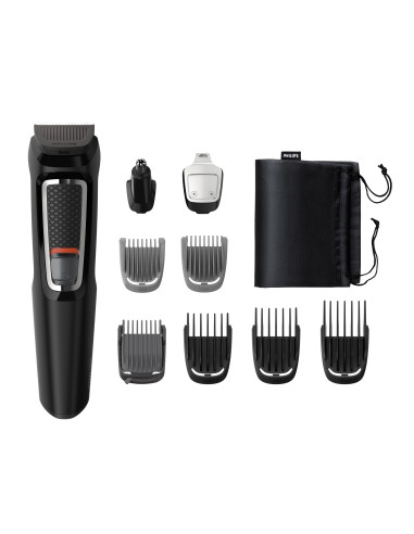 Philips MULTIGROOM Series 3000 rasoio rifinitore all-in-one 9 in 1 con 9 accessori per barba, capelli e naso MG3740 15