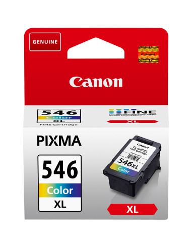 Canon Cartuccia d'inchiostro a colori a resa elevata CL-546 XL C M Y