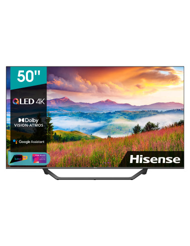 Hisense QLED 50A7GQ 4K Ultra HD smart TV Wi-Fi Nero, Grigio