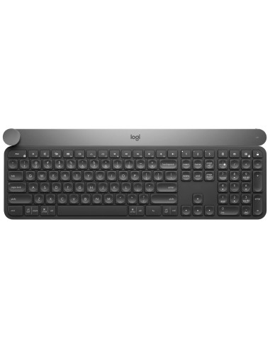 Logitech Craft Advanced keyboard with creative input dial tastiera Universale RF senza fili + Bluetooth QWERTY Italiano Nero,