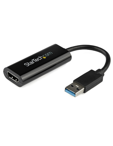 StarTech.com Adattatore da USB 3.0 a HDMI - 1080p (1920x1200) - Sottile Compatto convertitore video da USB Type-A a HDMI per