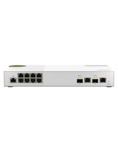 QNAP QSW-M2108-2C switch di rete Gestito L2 2.5G Ethernet (100 1000 2500) Grigio, Bianco