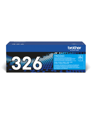 Brother TN-326C cartuccia toner 1 pz Originale Ciano