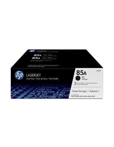 HP Confezione da 2 cartucce originali di Toner nero LaserJet 85A