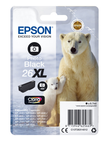 Epson Polar bear Cartuccia Nero-foto XL