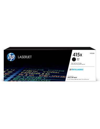 HP Cartuccia toner nero originale LaserJet 415X ad alta capacità