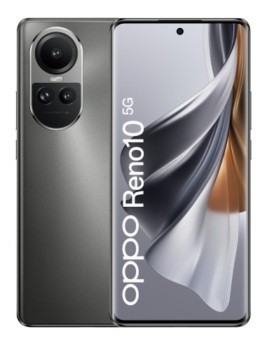 OPPO Reno RENO10 Smartphone 5G, AI Tripla fotocamera 64+32+8MP, Selfie 32MP, Display 6.7" 120HZ AMOLED, 5000 mAh, RAM 8GB (Esp.