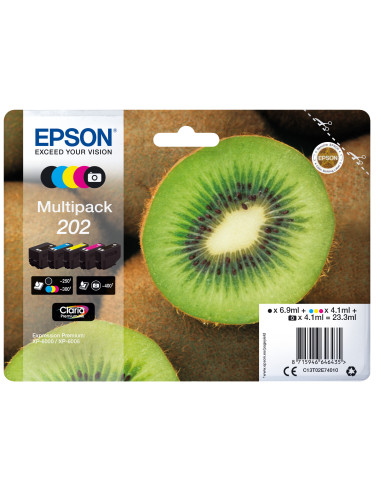 Epson Kiwi Multipack 5-colours 202 Claria Premium Ink