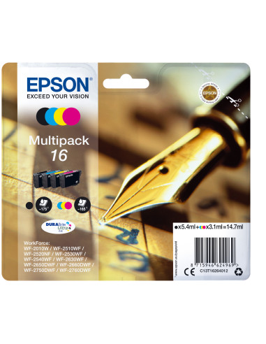 Epson Pen and crossword Multipack Penna e cruciverba 4 colori Inchiostri DURABrite Ultra 16