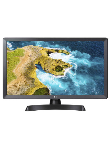 LG 24TQ510S Monitor TV 23.6" smart webOS 22 Wi-Fi NOVITÀ 2022 Nero