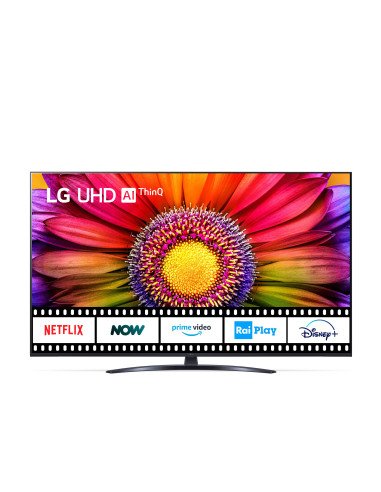 LG UHD 55'' Serie UR81 55UR81006LJ, TV 4K, 3 HDMI, SMART TV 2023