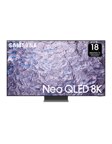 Samsung Series 8 TV QE75QN800CTXZT Neo QLED 8K, Smart TV 75" Processore Neural Quantum 8K, Dolby Atmos e OTS+, Titan Black 2023