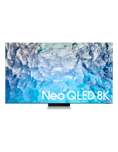 Samsung TV Neo QLED 8K 85” QE85QN900B Smart TV Wi-Fi Stainless Steel 2022, Mini LED, Processore Neural Quantum 8K, Ultra