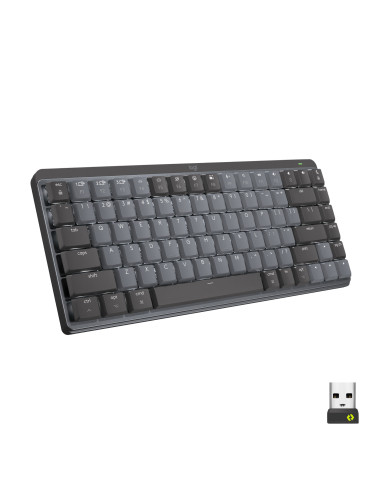 Logitech MX Mini Mechanical tastiera Ufficio RF senza fili + Bluetooth QWERTY US International Grafite, Grigio