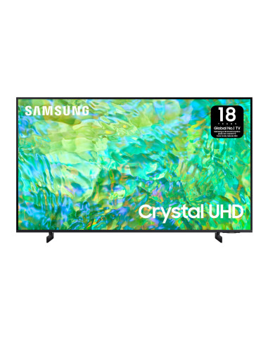 Samsung Series 8 TV UE75CU8070UXZT Crystal UHD 4K, Smart TV 75" Processore Crystal 4K, Adaptive Sound, Black 2023