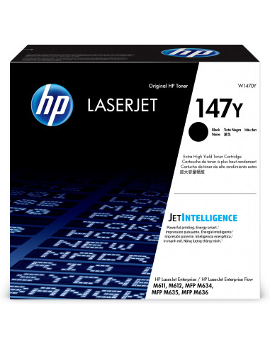 HP Cartuccia toner nero originale LaserJet 147Y ad altissima capacità