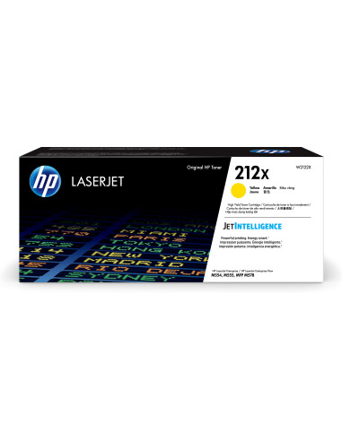 HP Cartuccia toner giallo originale LaserJet 212X ad alta capacità